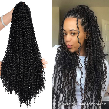 Bomb Twist Braiding Passion Spring Twists  FreeTress Synthetic Crotchet Hair ExtensionsOmbre Crochet Braids  Pre looped Fluffy